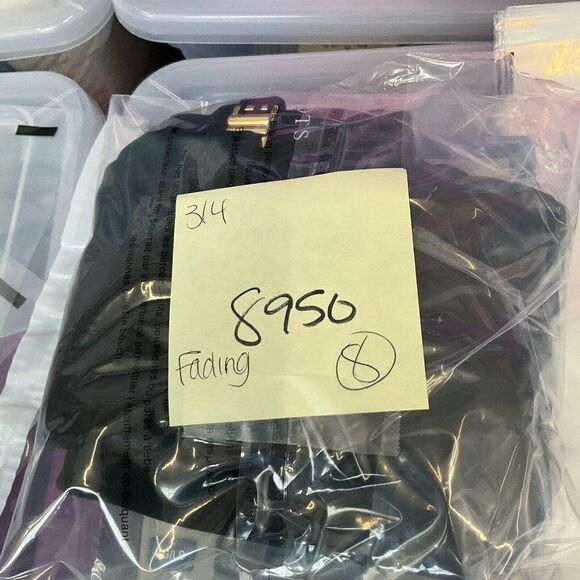 Talbots T-Shirt FADED Black Stretch Tee 3/4 Sleeve Cotton Blend Top M Medium - Picture 10 of 10